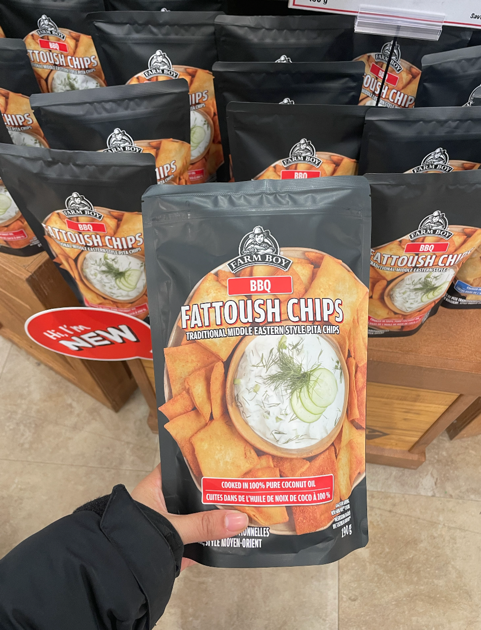 BBQ Fattoush Chips at Farm Boy.