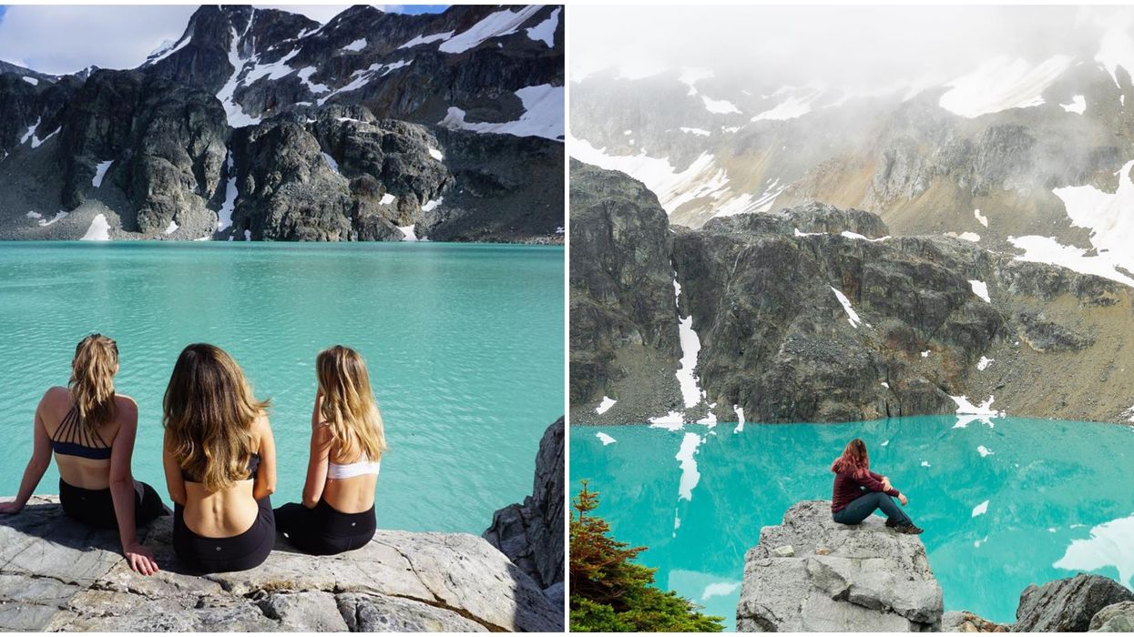 BC Hikes: A Forest Trail Will Take You To A Emerald Glacier Lake Surrounded By 4 Mountains