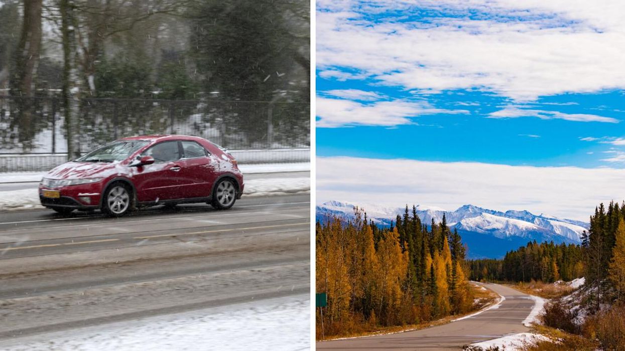 BC's First Winter Storm Dumped Snow Almost Everywhere & It Felt Way Too Soon