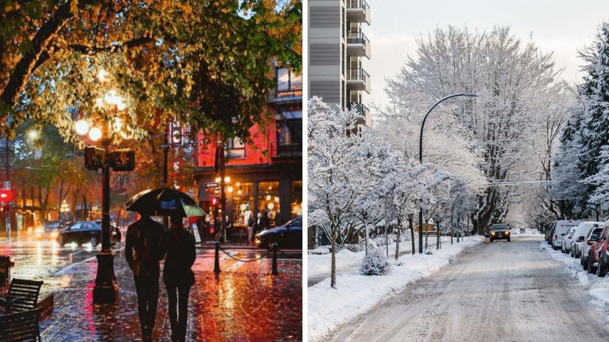 BC's November Weather Forecast Is An Absolute Mess & These Areas Get Their First Snowfall