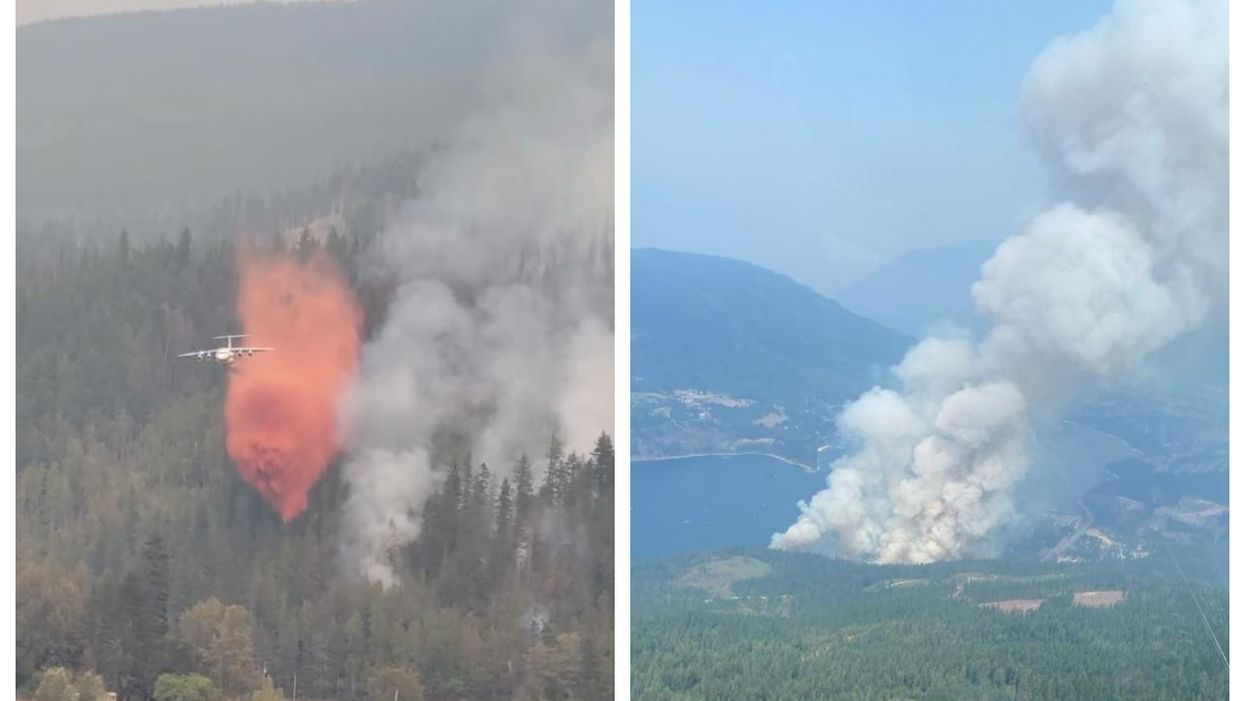 BC Wildfires Are Blazing & Nosey Boaters Keep Trying To Get A Front Row Seat