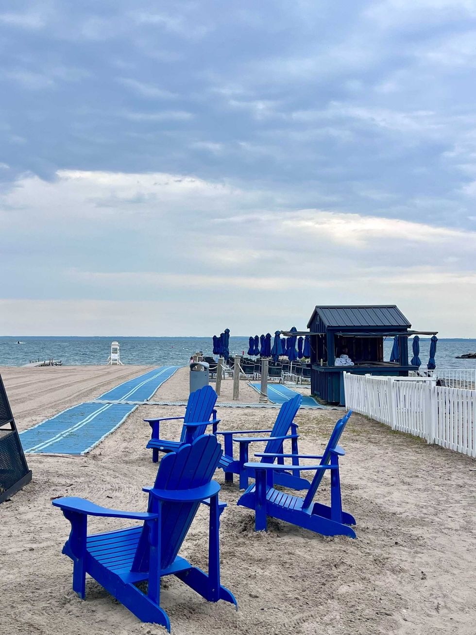 Beach area at Friday Harbour.