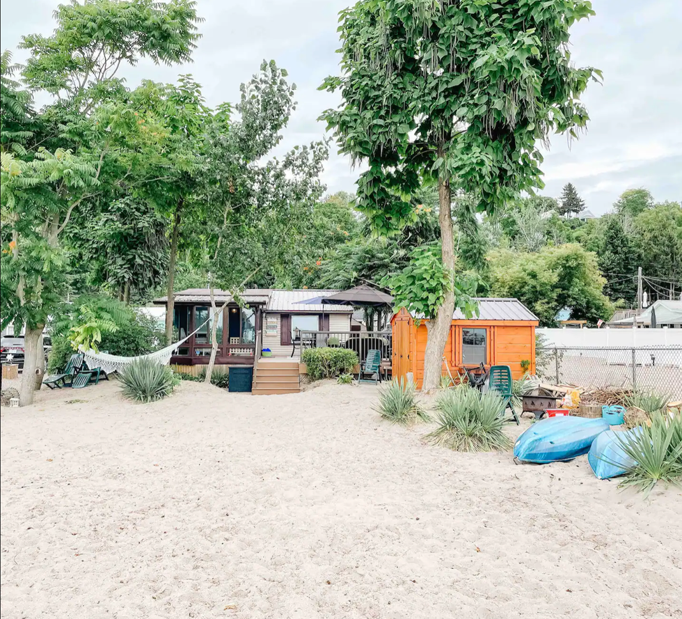 Beach house Airbnb.