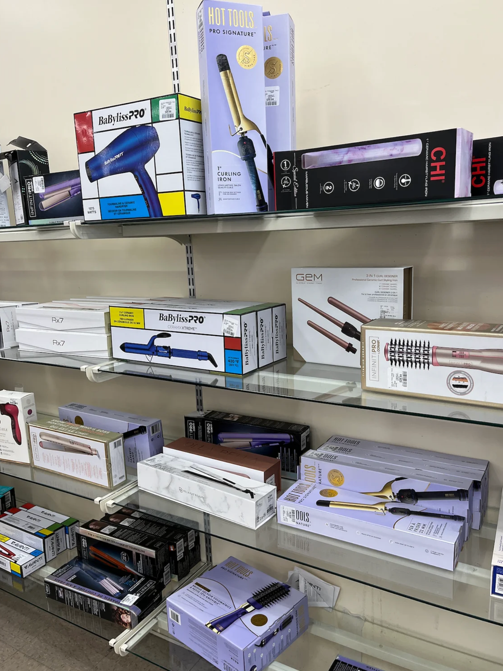 Beauty electronics at Winners, Canada.