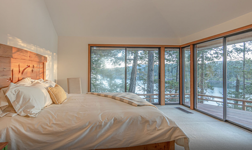 Bedroom in the home.