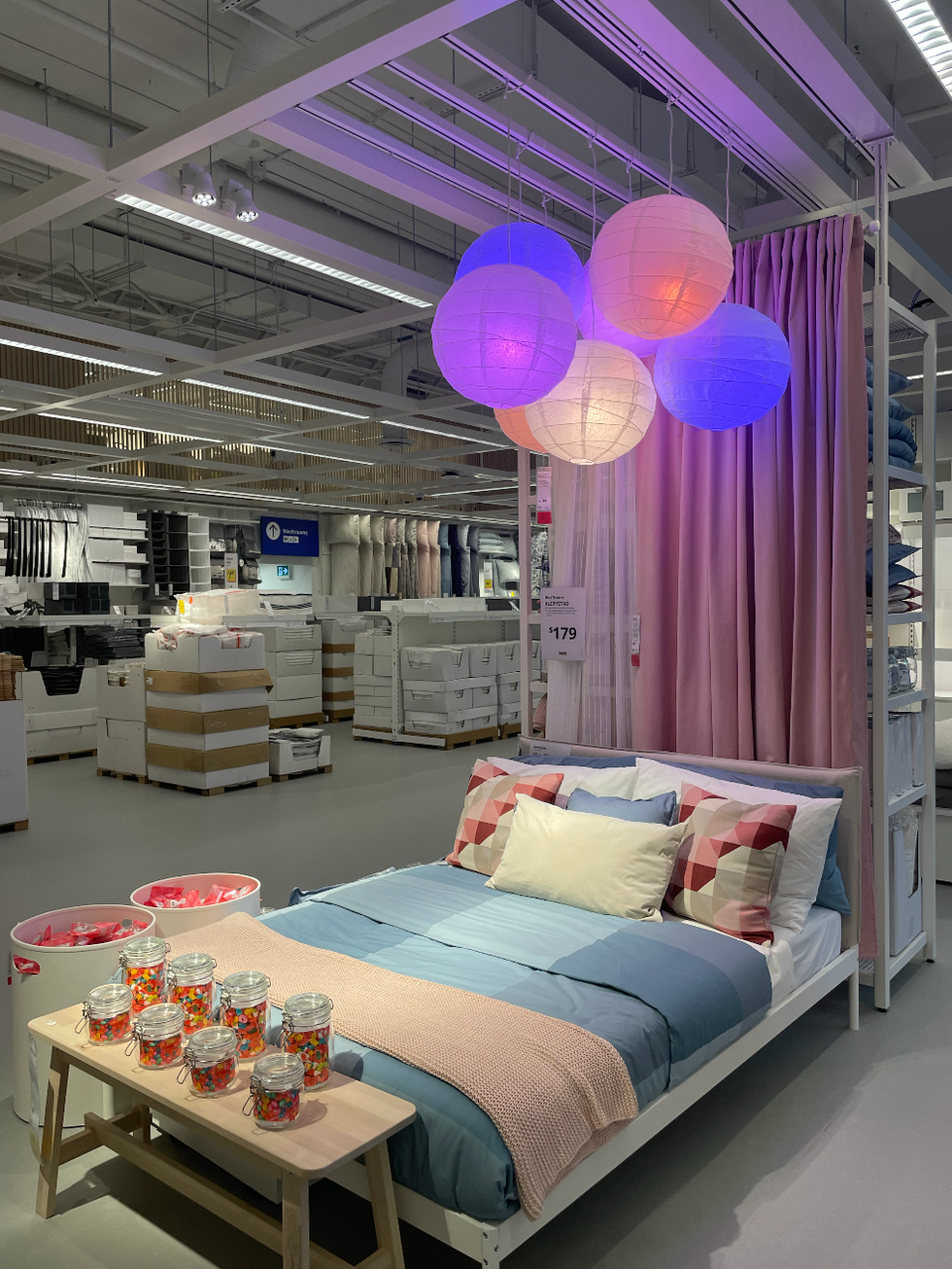 Bedroom inspo at IKEA.