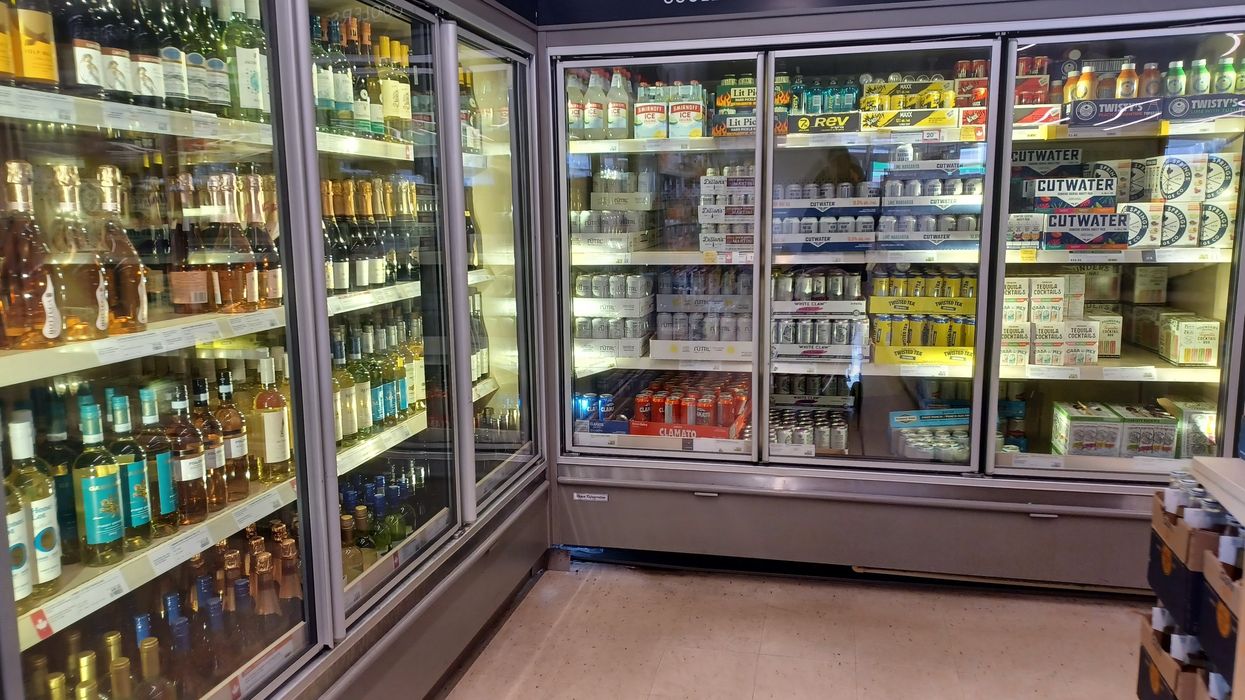 Beer, coolers and wine at an LCBO store.