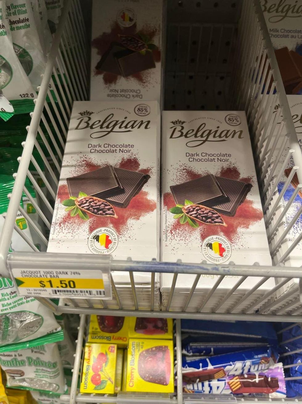 Belgian Dark Chocolate.