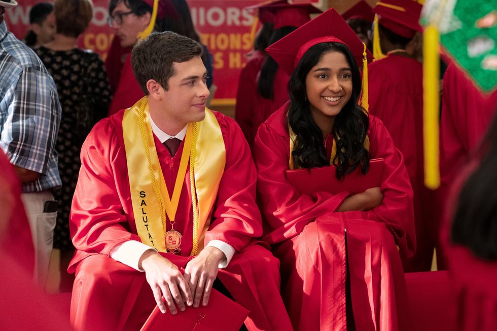 Ben and Devi at graduation.