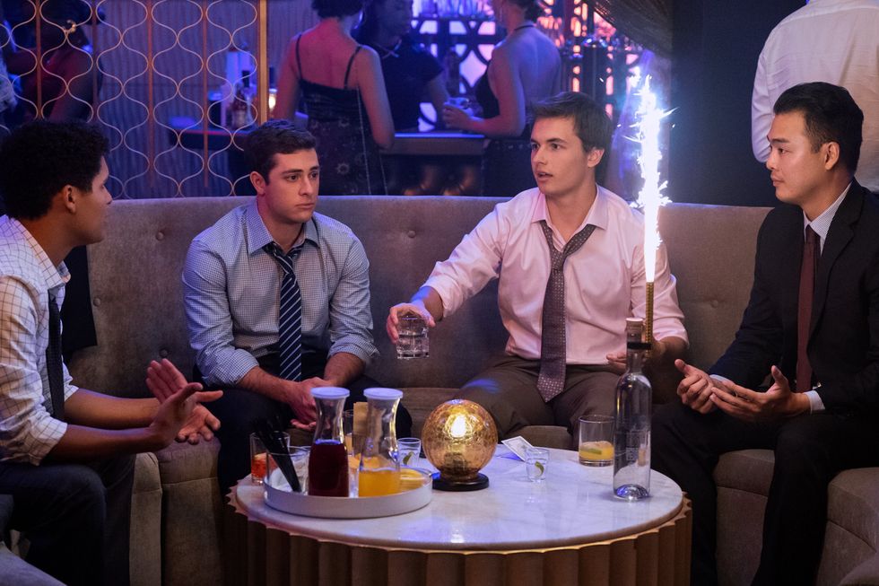 Ben out in New York during his summer internship.