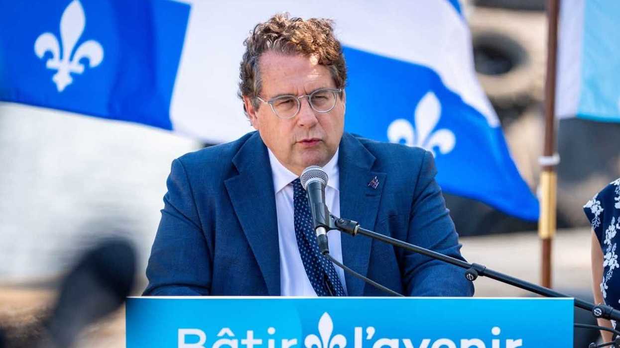 Bernard Drainville, candidat pour la CAQ.