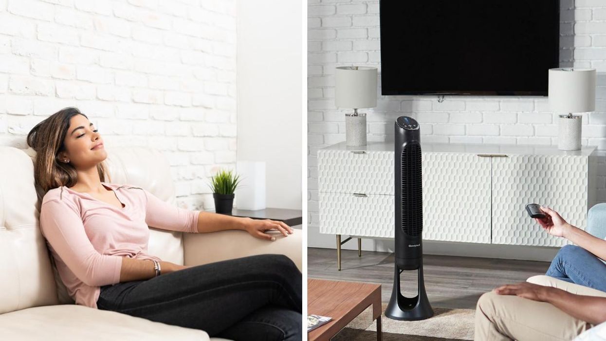 Best Buy Canada Has A Tower Fan That's Super Cheap And Works Just Like A Dyson