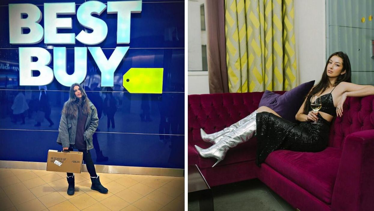 Best Buy. Droite : Boutique L'intervalle.