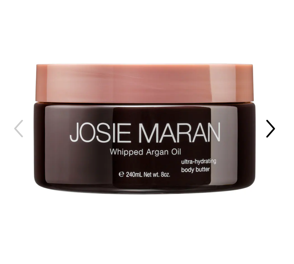 Beurre corporel fouett\u00e9 \u00e0 l\u2019huile d\u2019argan.