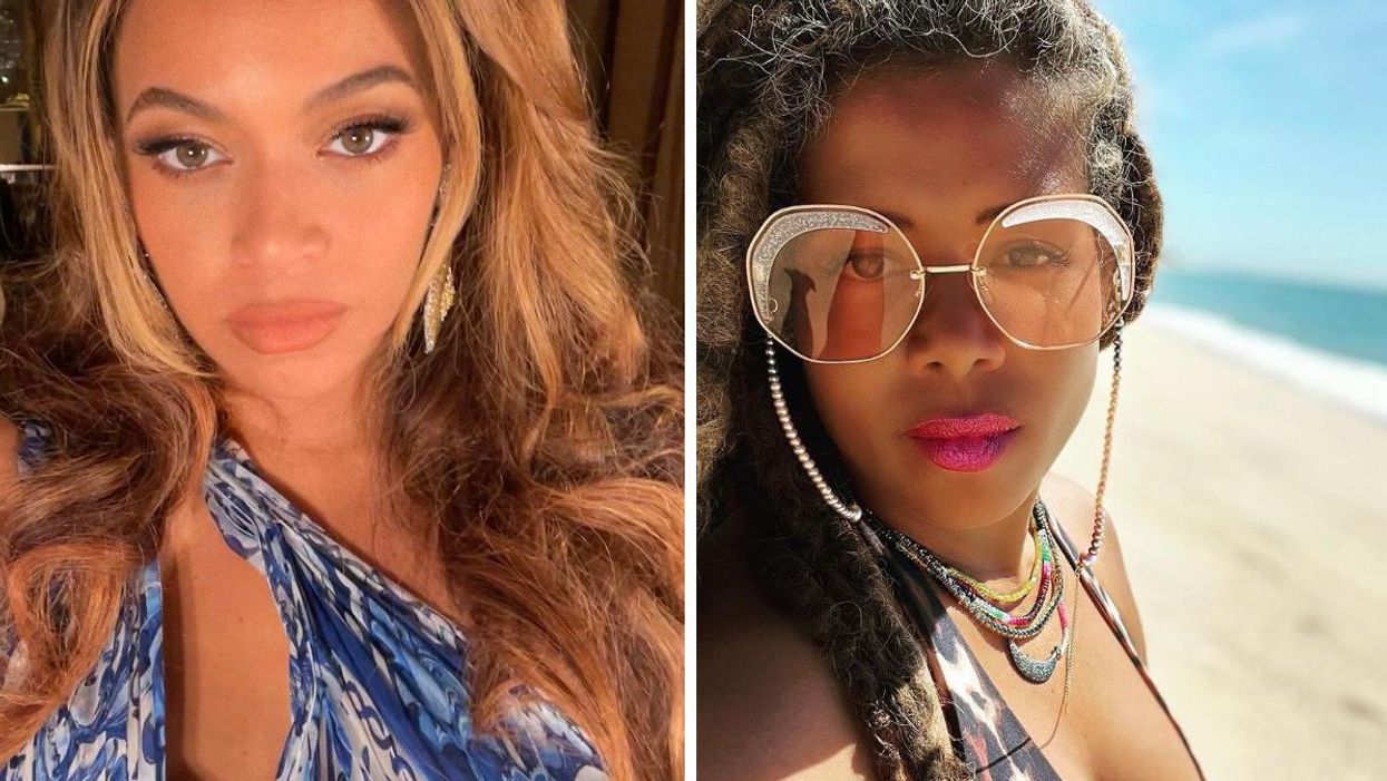 Beyonce. Right: Kelis.