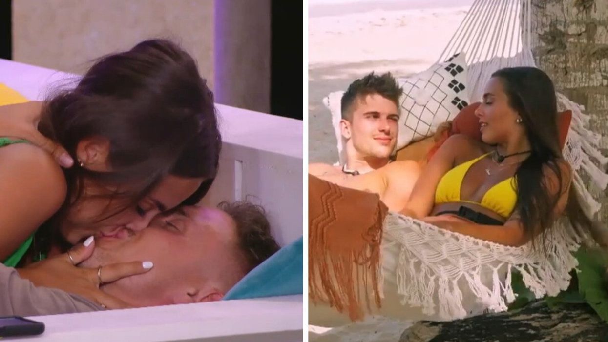 Bianka et Cedric. Droite : Victor et Bianka.