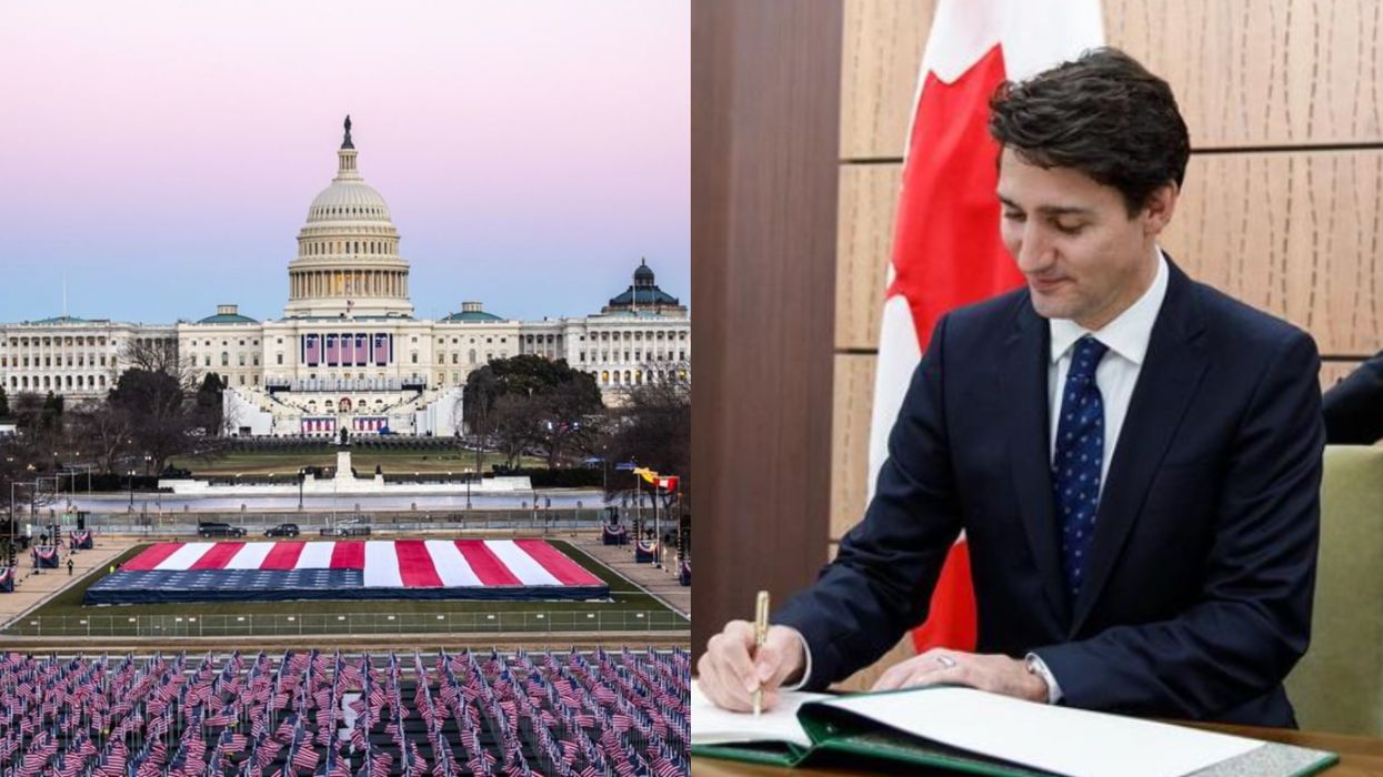 Biden's Inauguration Was So Extra Compared To Canada's PM Swearing-In Ceremony