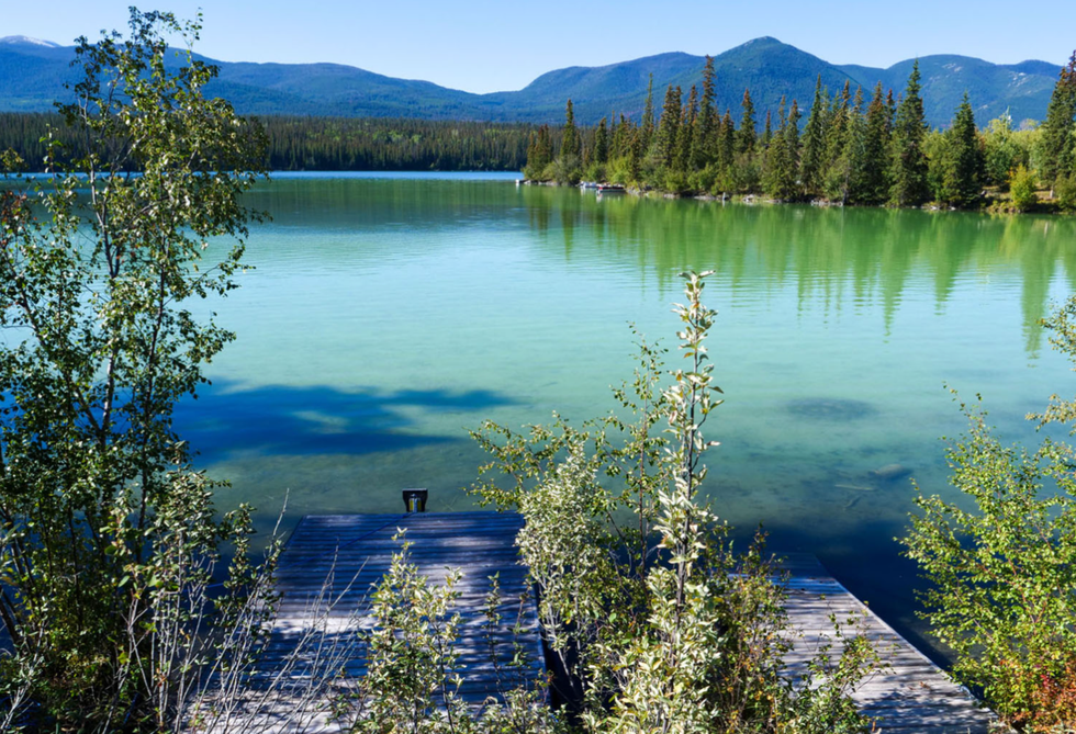 This Rustic Log Cabin Is For Sale In BC & It's Right Alongside A