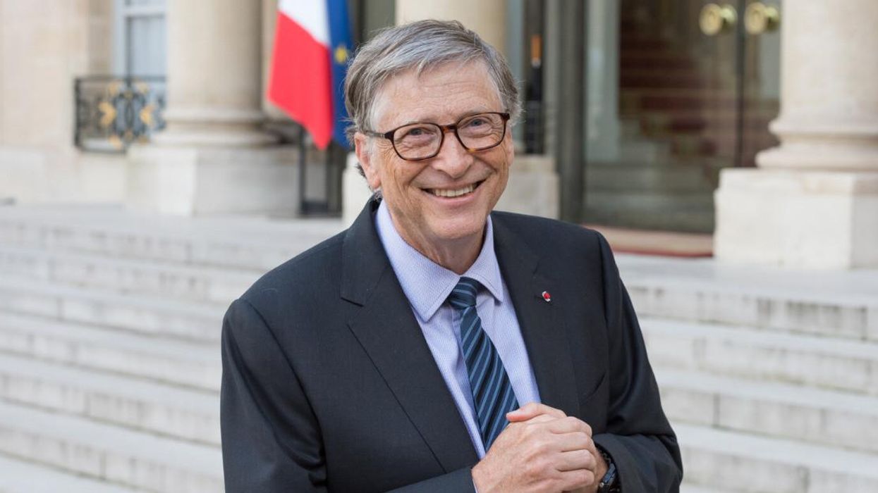 Bill Gates in France.