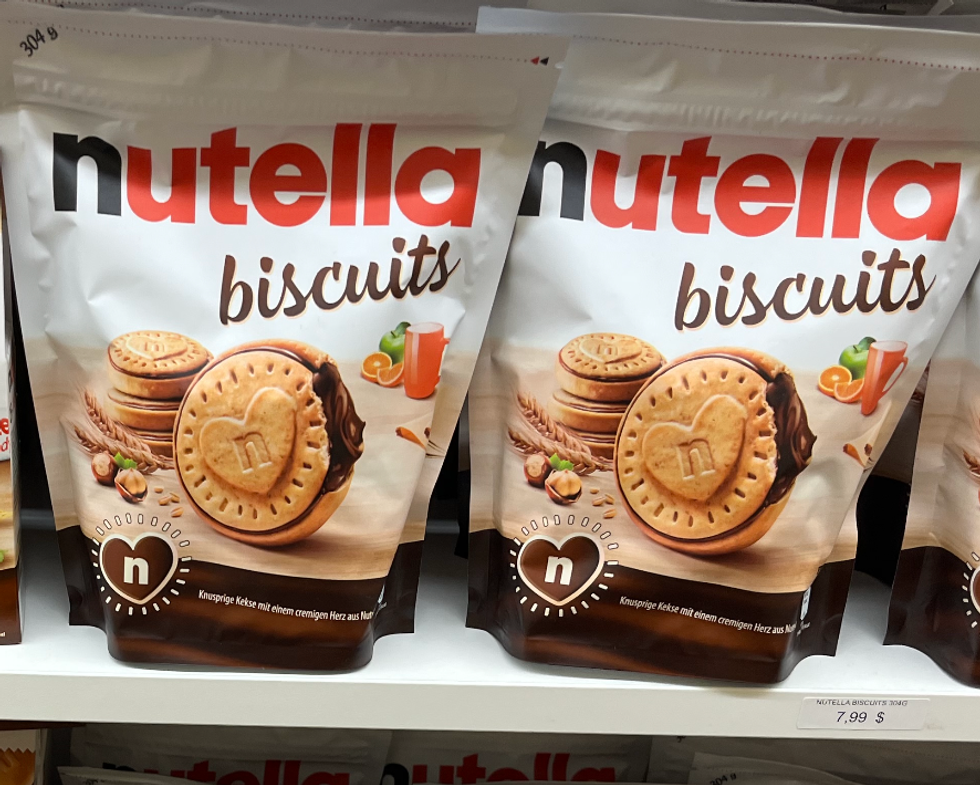 Biscuits Nutella.