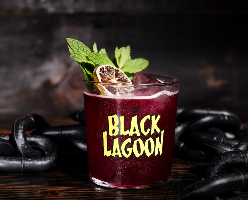 Black Lagoon cocktail.