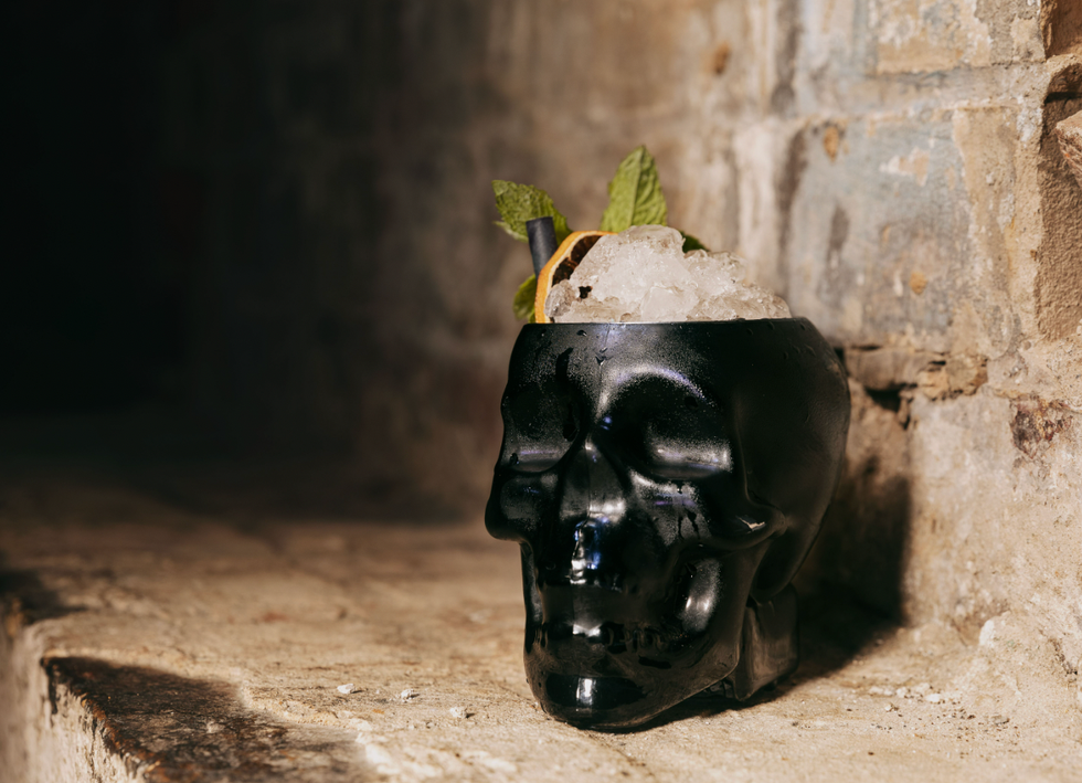 Black Lagoon cocktail.