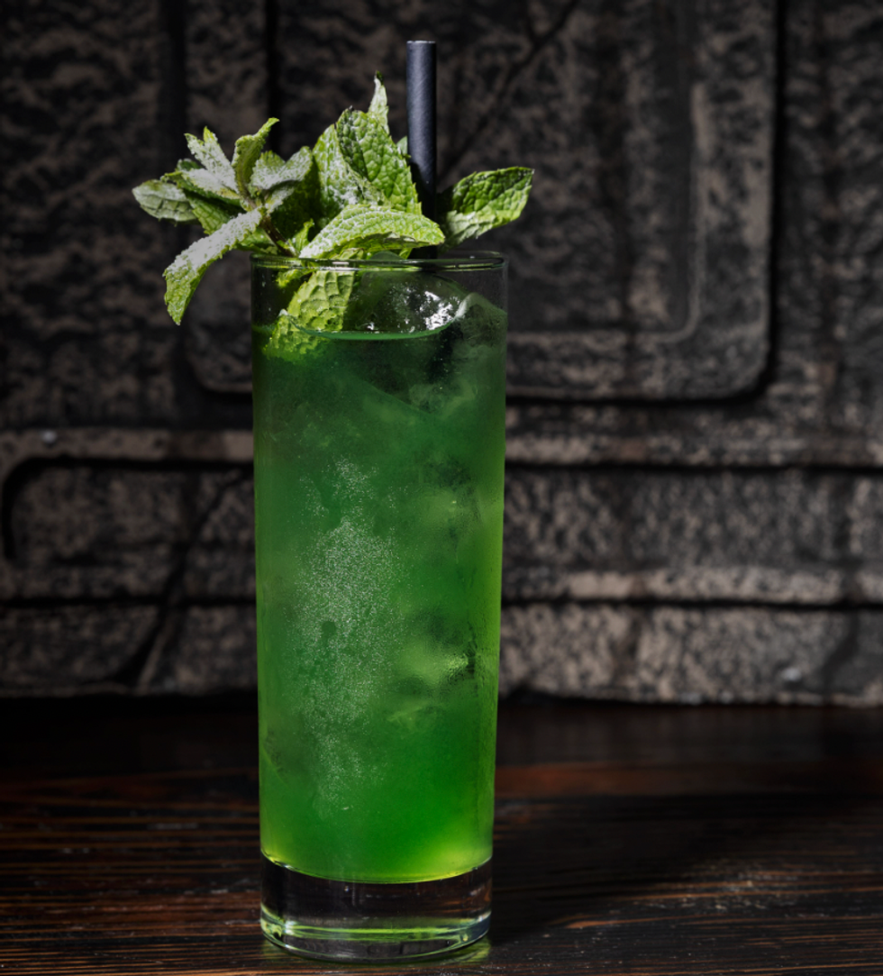 Black Lagoon cocktail.