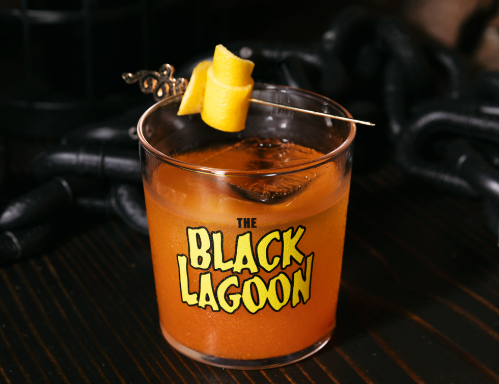 Black Lagoon cocktail.