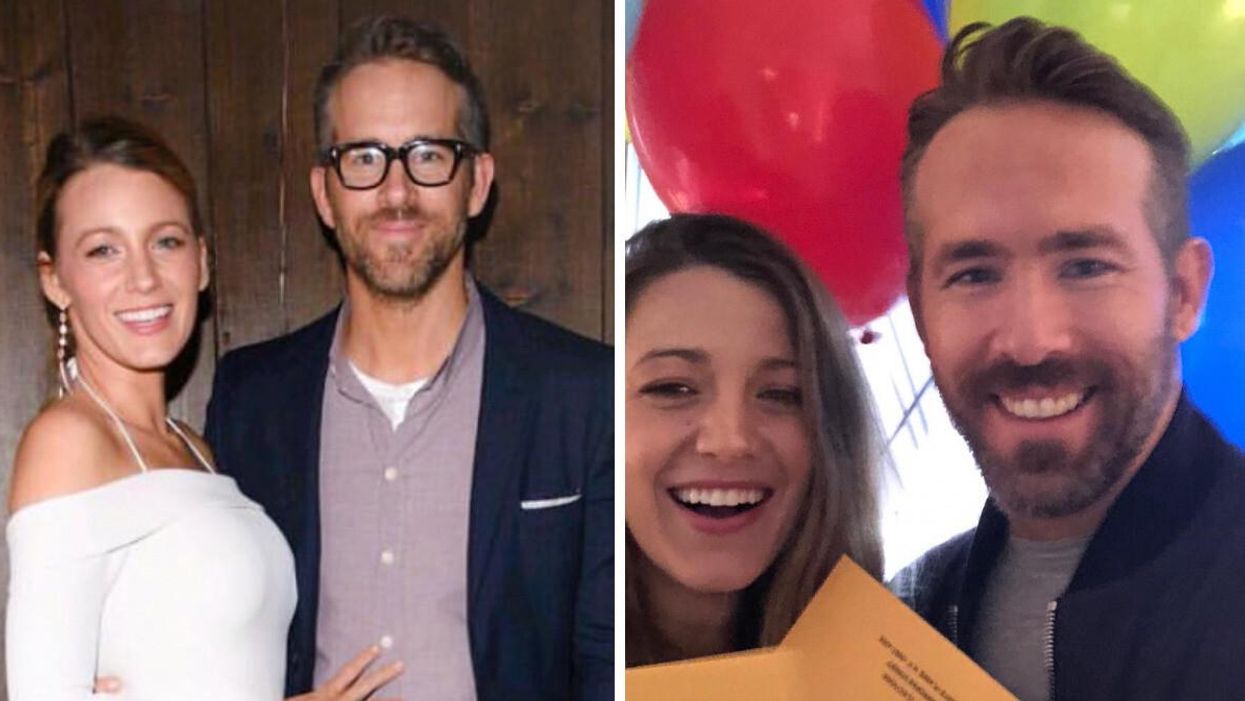 Blake Lively and Ryan Reynolds.