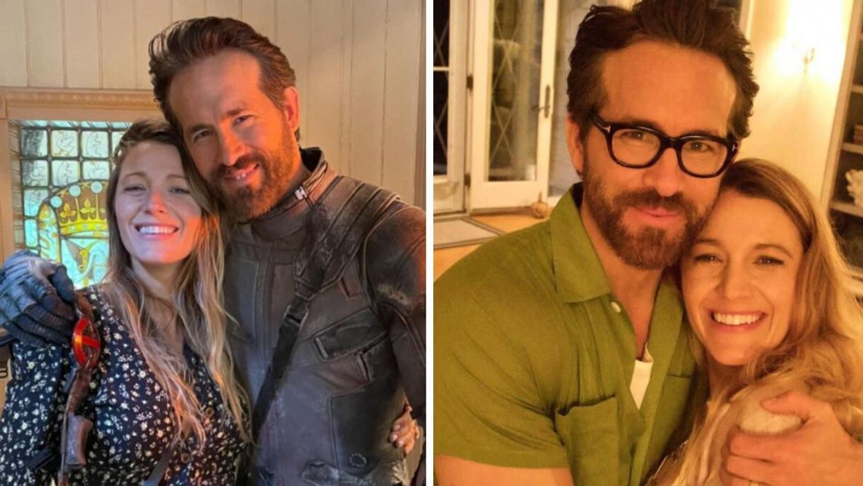 Blake Lively and Ryan Reynolds.