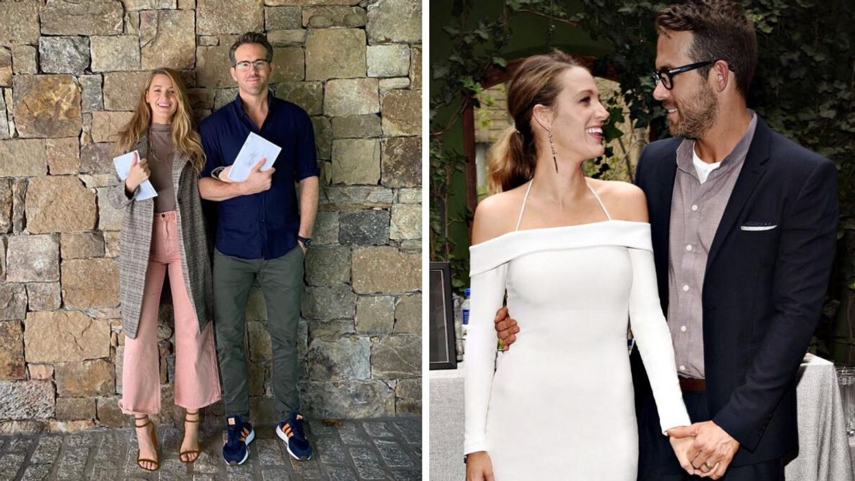 Blake Lively and Ryan Reynolds.