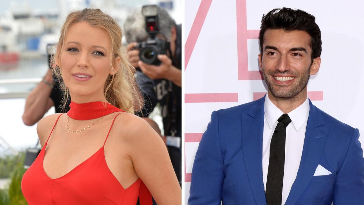 Blake Lively at the Festival de Cannes in 2016. Right: Justin Baldoni at the 2019 Five Feet Apart Premiere.