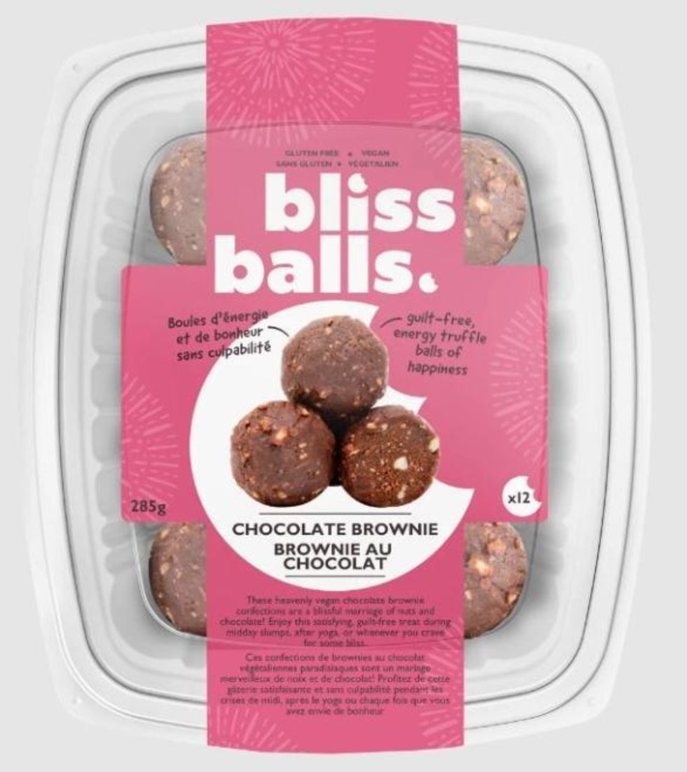 Bliss Balls Chocolate Brownie flavour.