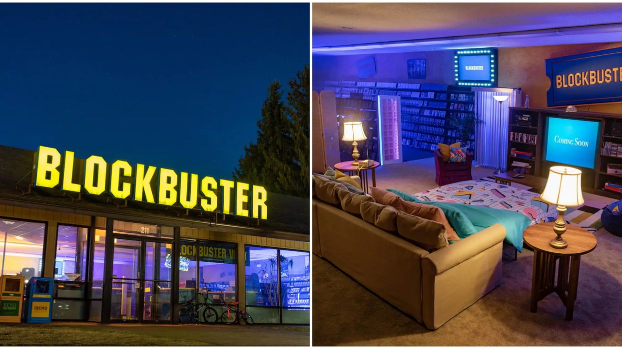 Blockbuster Airbnb In Oregon Will Let You & Your BFFs Have The Ultimate '90s Sleepover
