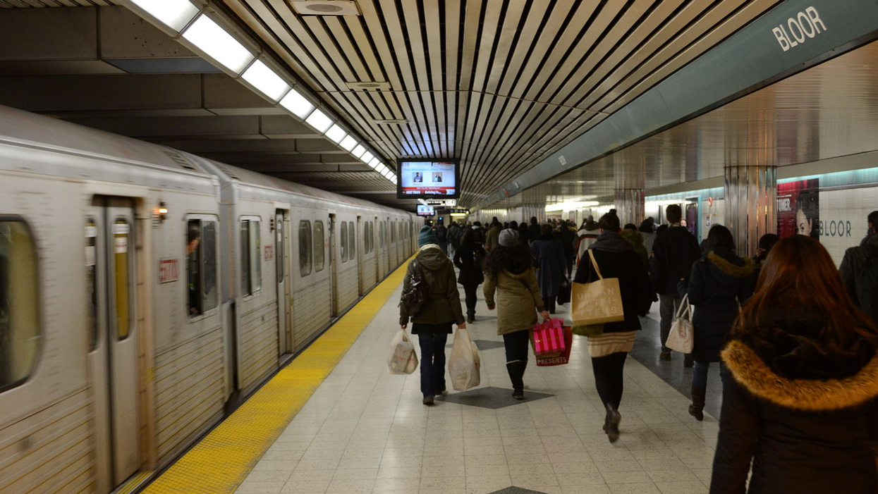 Bloor-Yonge subway station in Toronto.