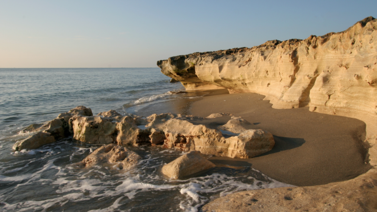 Blowing Rocks Preserve in Jupiter, FL.