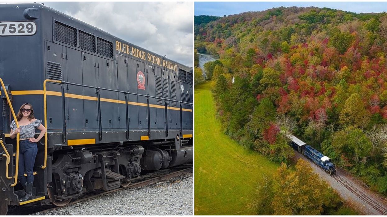 Blue Ridge Scenic Railway Train In Georgia Is Taking Passengers On Mountain Rides Again