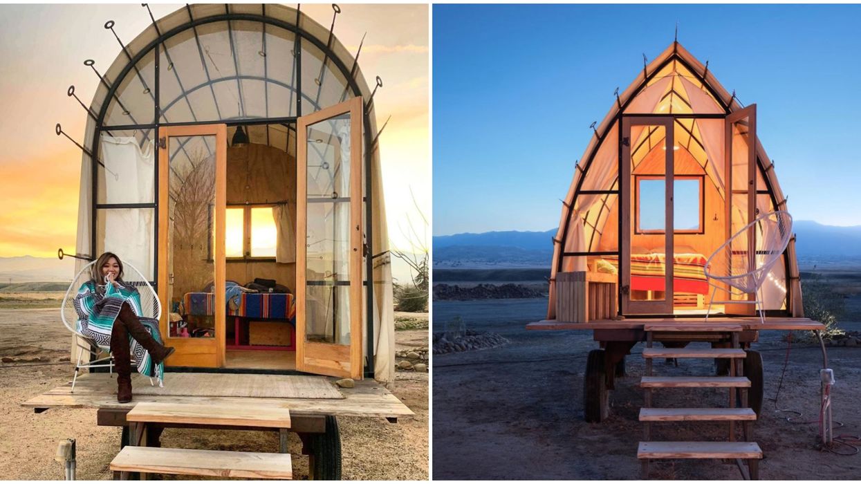 Blue Sky Center Is An Awesome Place To Glamp In The Desert