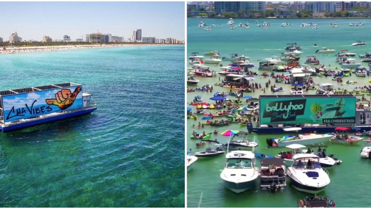 'Boat-In' Movie Theater In Miami Is The Perfect Date Night Experience This Weekend