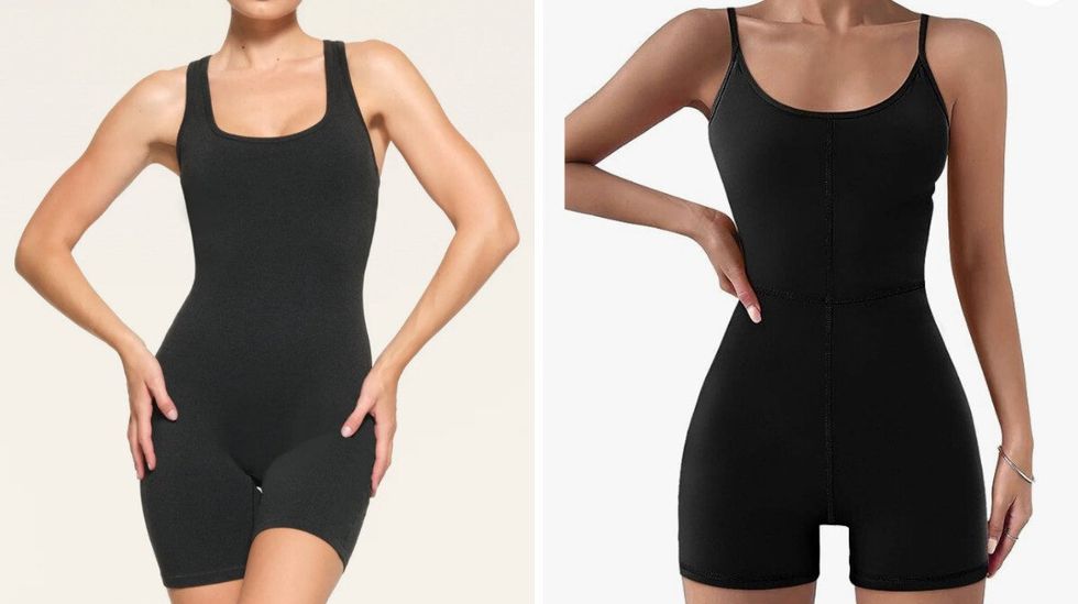 Bodysuit Skims. Droite : Bodysuit Amazon.