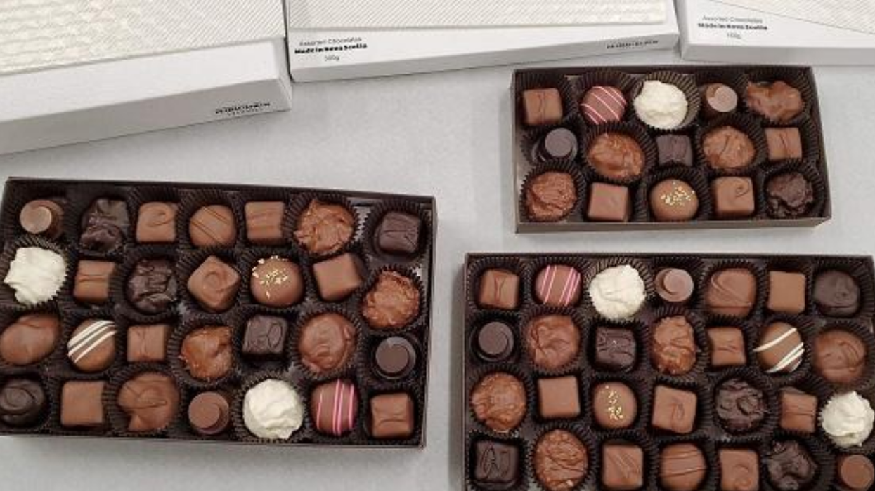 Boîte de chocolats.