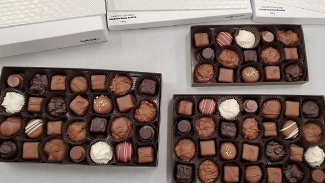 Boîte de chocolats.