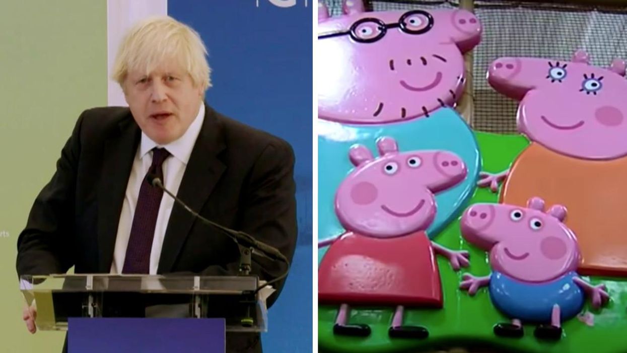 Boris Johnson Praised The 'Genius' Of Peppa Pig After Getting Lost In A Speech (VIDEO)