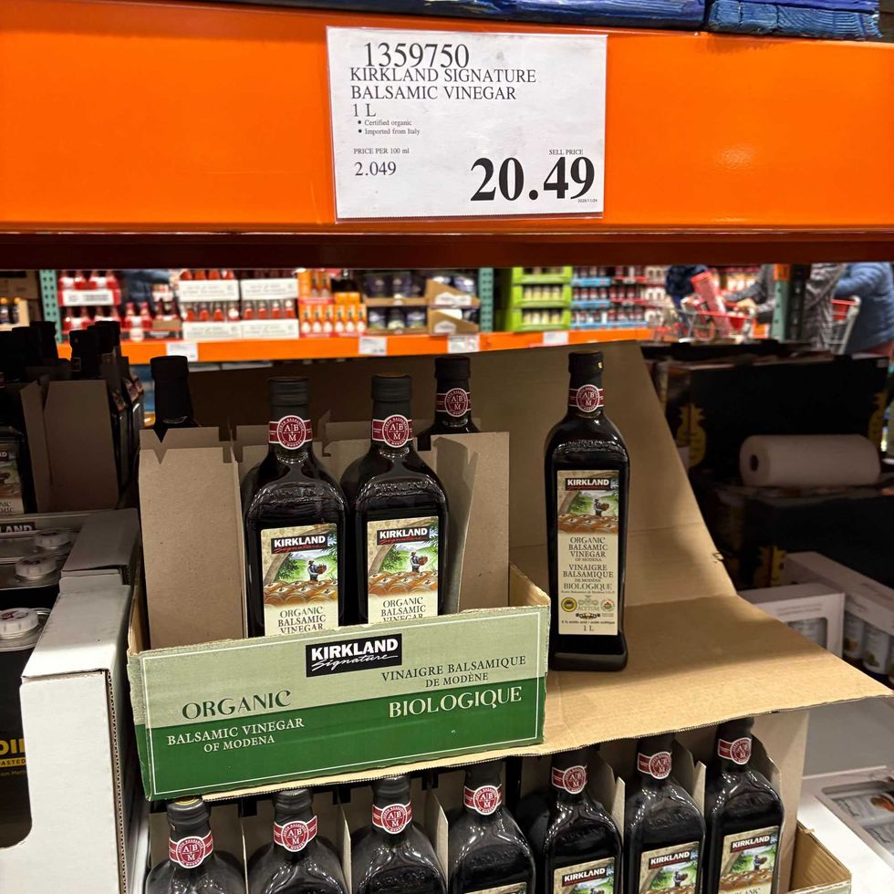 bottles of \u200bKirkland Signature balsamic vinegar