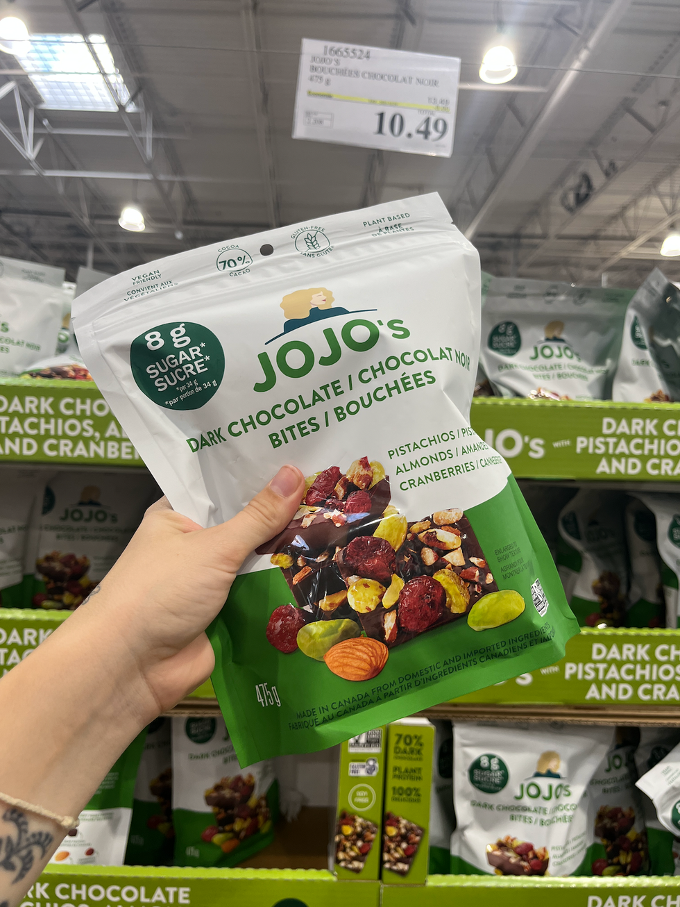 Bouch\u00e9es Jojo's au Costco.