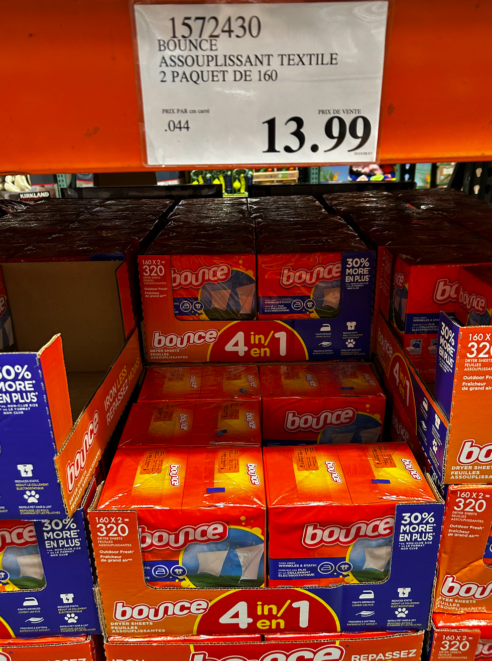 Bounce - Feuilles assouplissantes parfum Fra\u00eecheur de grand air.