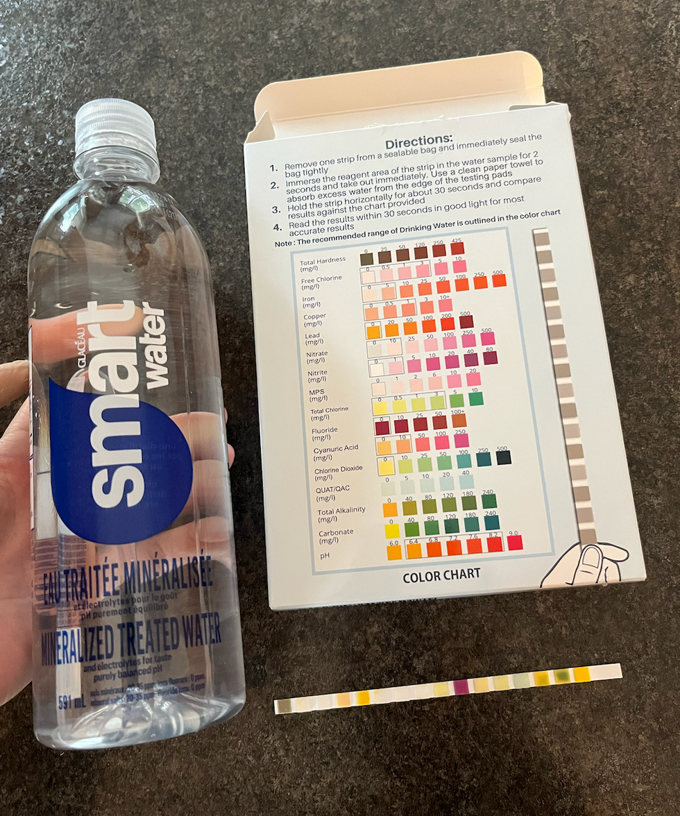 Bouteille d'eau Smartwater.