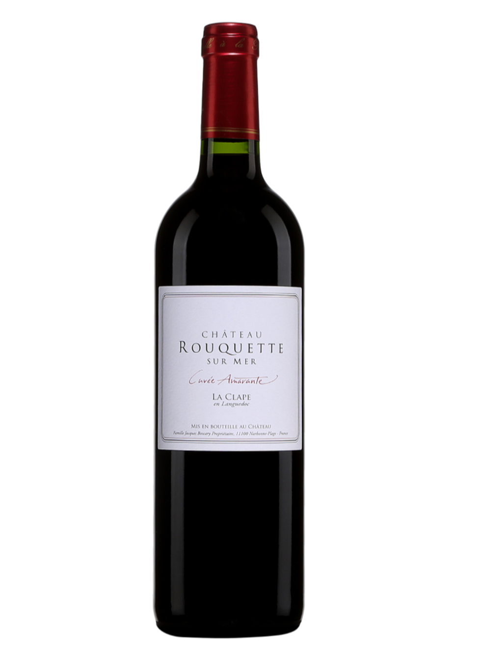 Bouteille de Ch\u00e2teau Rouquette Sur Mer la Clape.