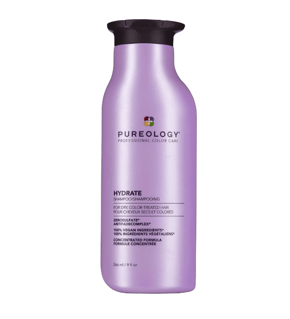 Bouteille du shampoing Hydrate de Pureology pour cheveux moyens \u00e0 \u00e9pais.