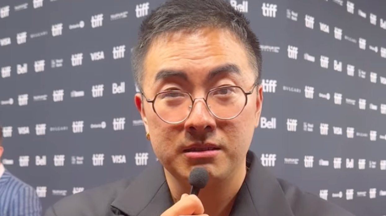 Bowen Yang at the premiere of Dicks: The Musical at TIFF.